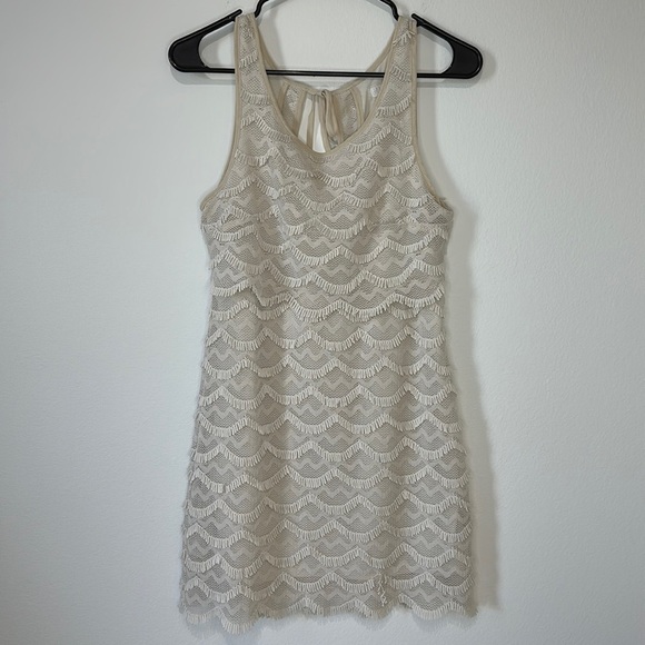 Cooperative Urban Outfitters Layered Fringe Mini Dress - M - Picture 2 of 9